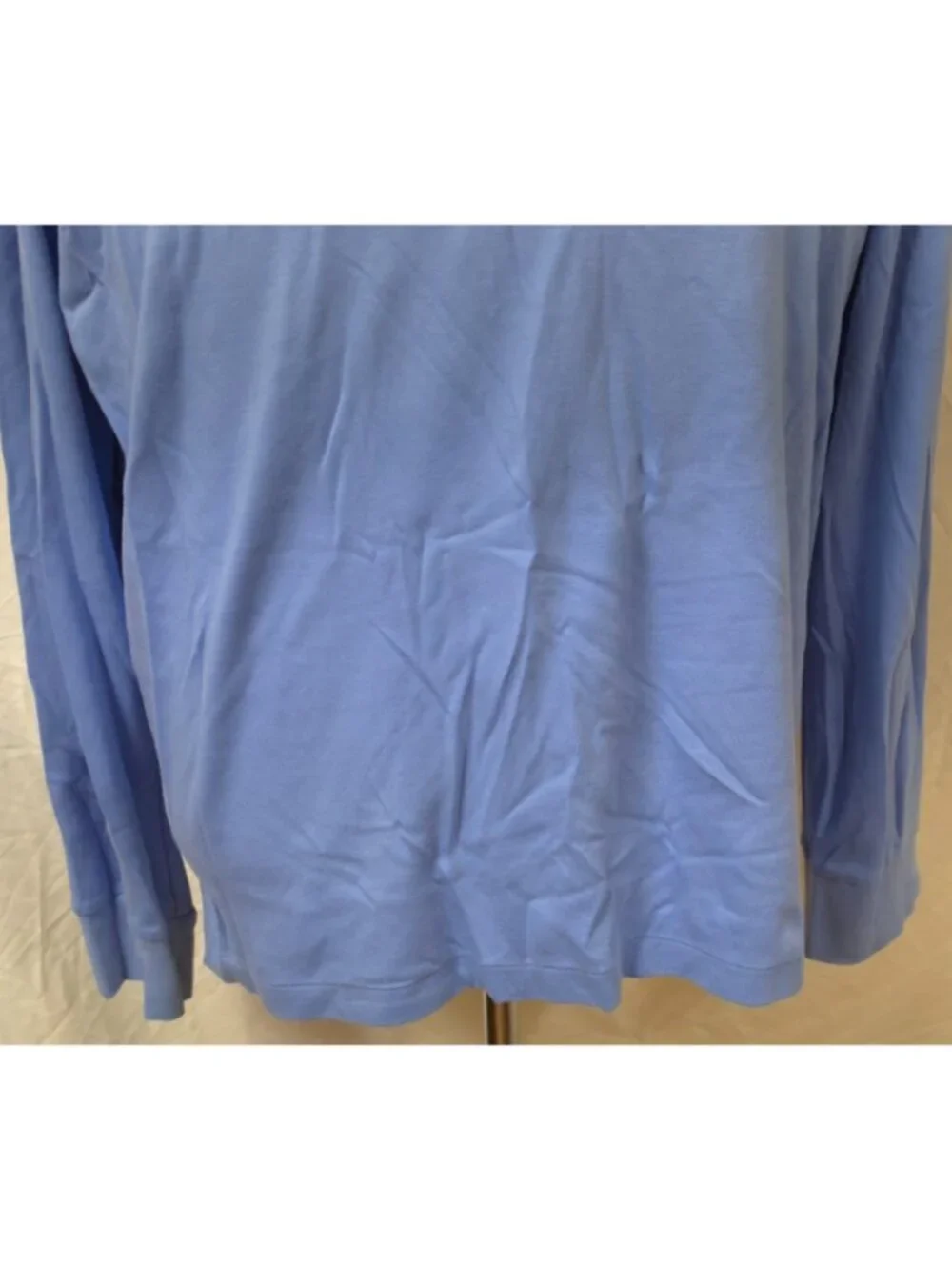 Polo Ralph Lauren Mens Pima Soft Touch Polo Shirt XL Blue Long Sleeve Flesh Pony